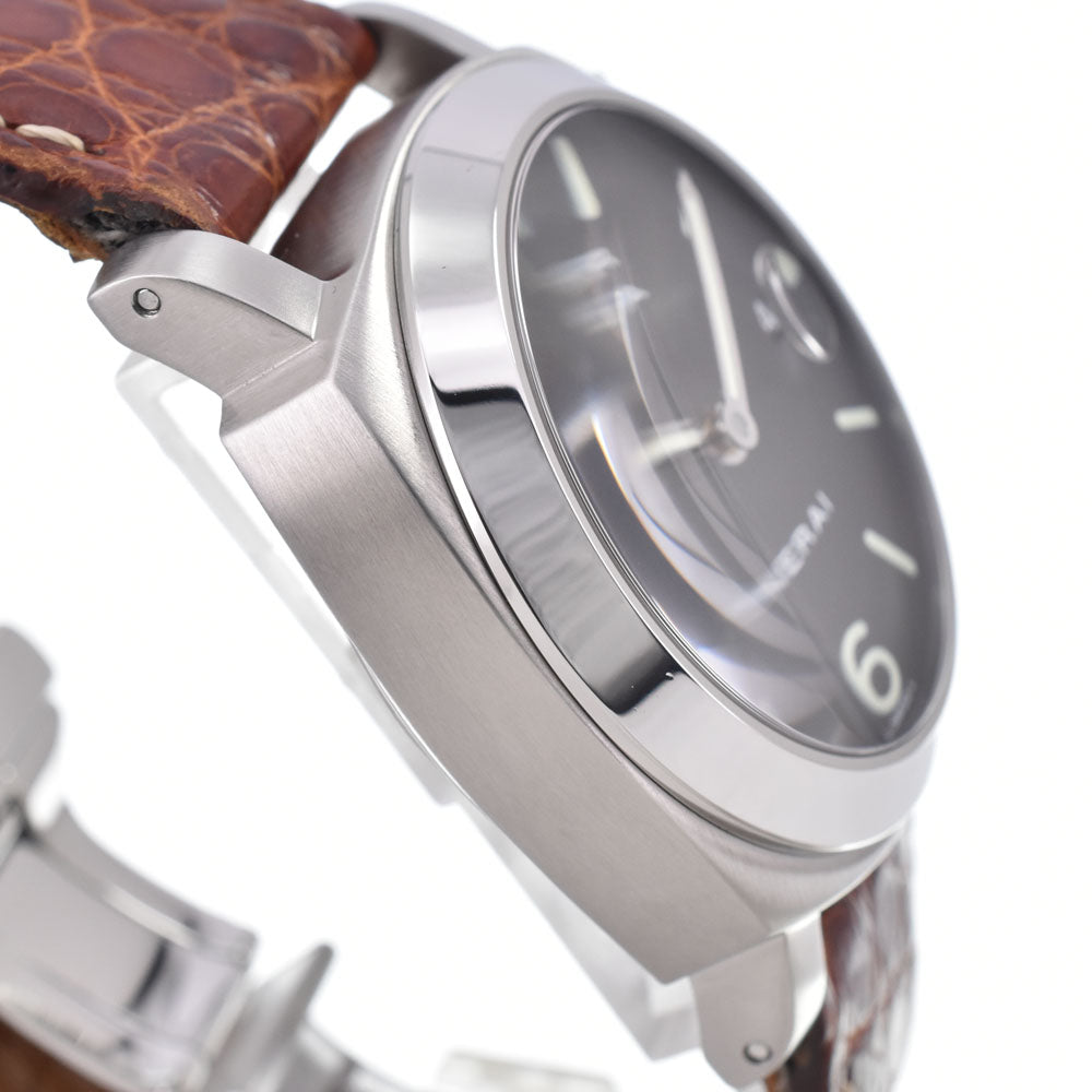 Panerai Luminor Marina Manual Stainless Steel And Leather Watch (Pre-Owned)