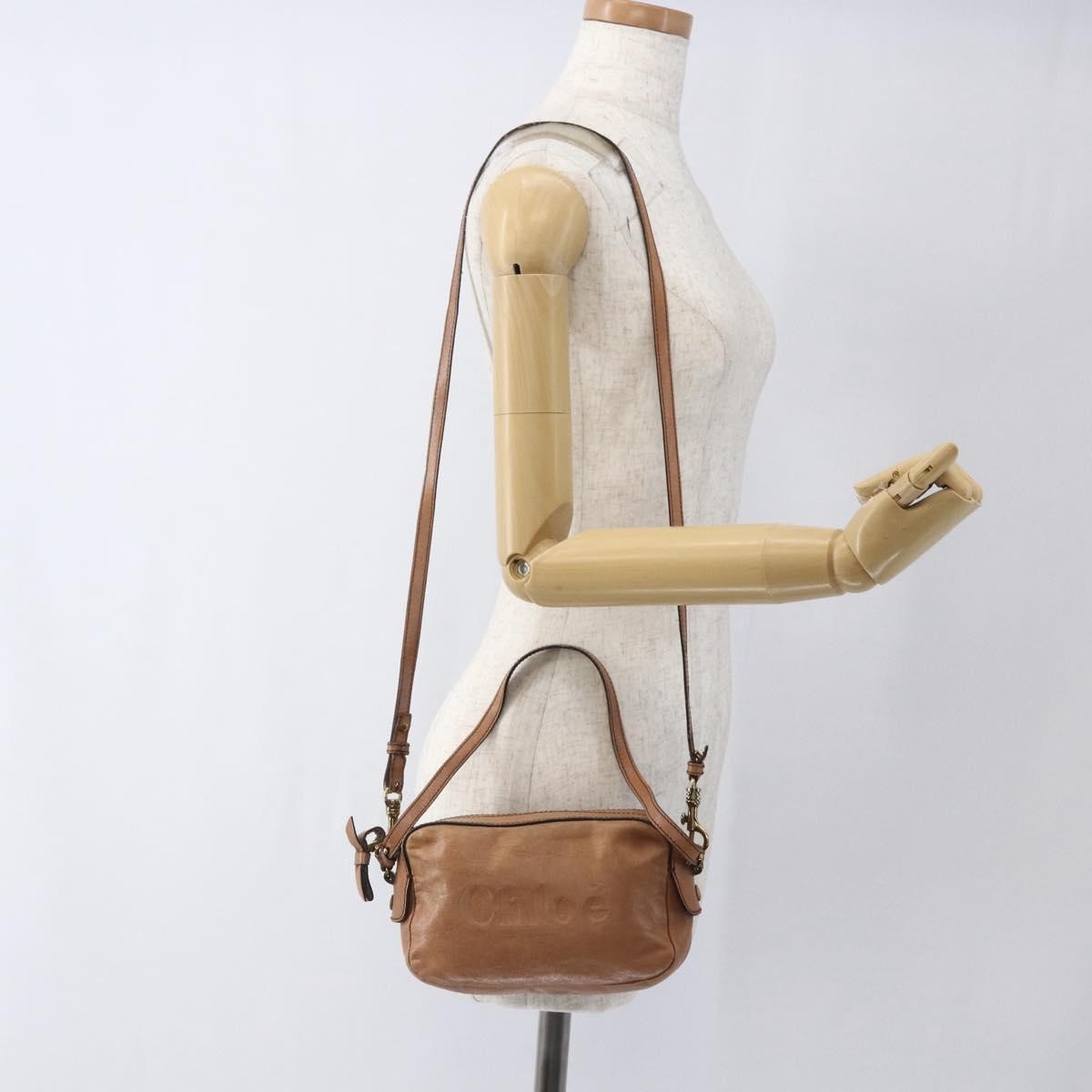 Chloe Vintage Leather Brown Leather Shoulder Bag Bag (Pre-Owned)