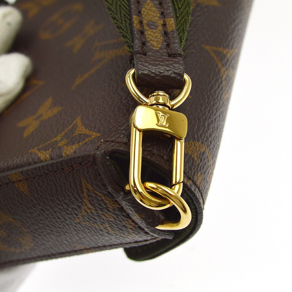 Louis Vuitton Felicie Strap & Go Monogram Canvas Brown Canvas Shoulder Bag Bag (Pre-Owned)