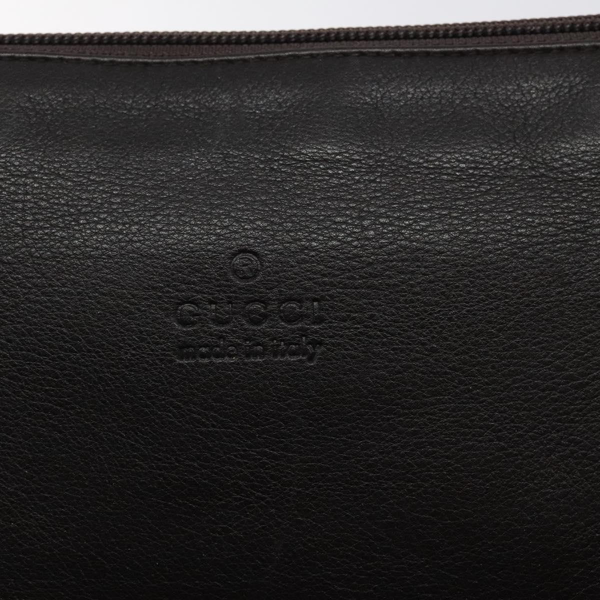 Gucci Vintage Leather Brown Leather Shoulder Bag Bag (Pre-Owned)