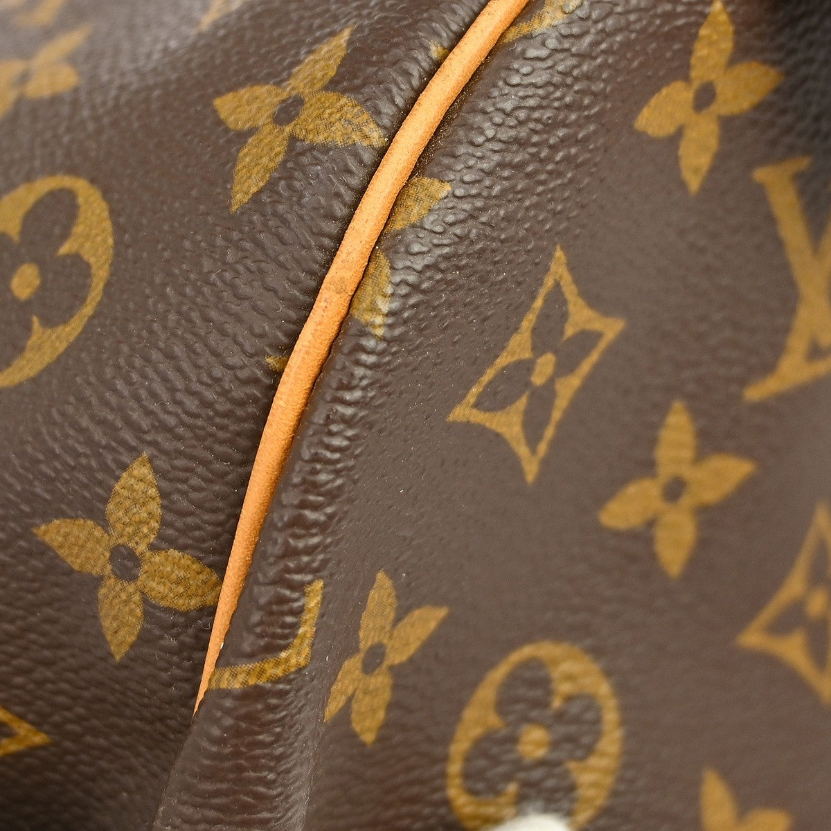 Louis Vuitton Keepall Monogram Brown Canvas Travel Bag Bag (Pre-Owned)