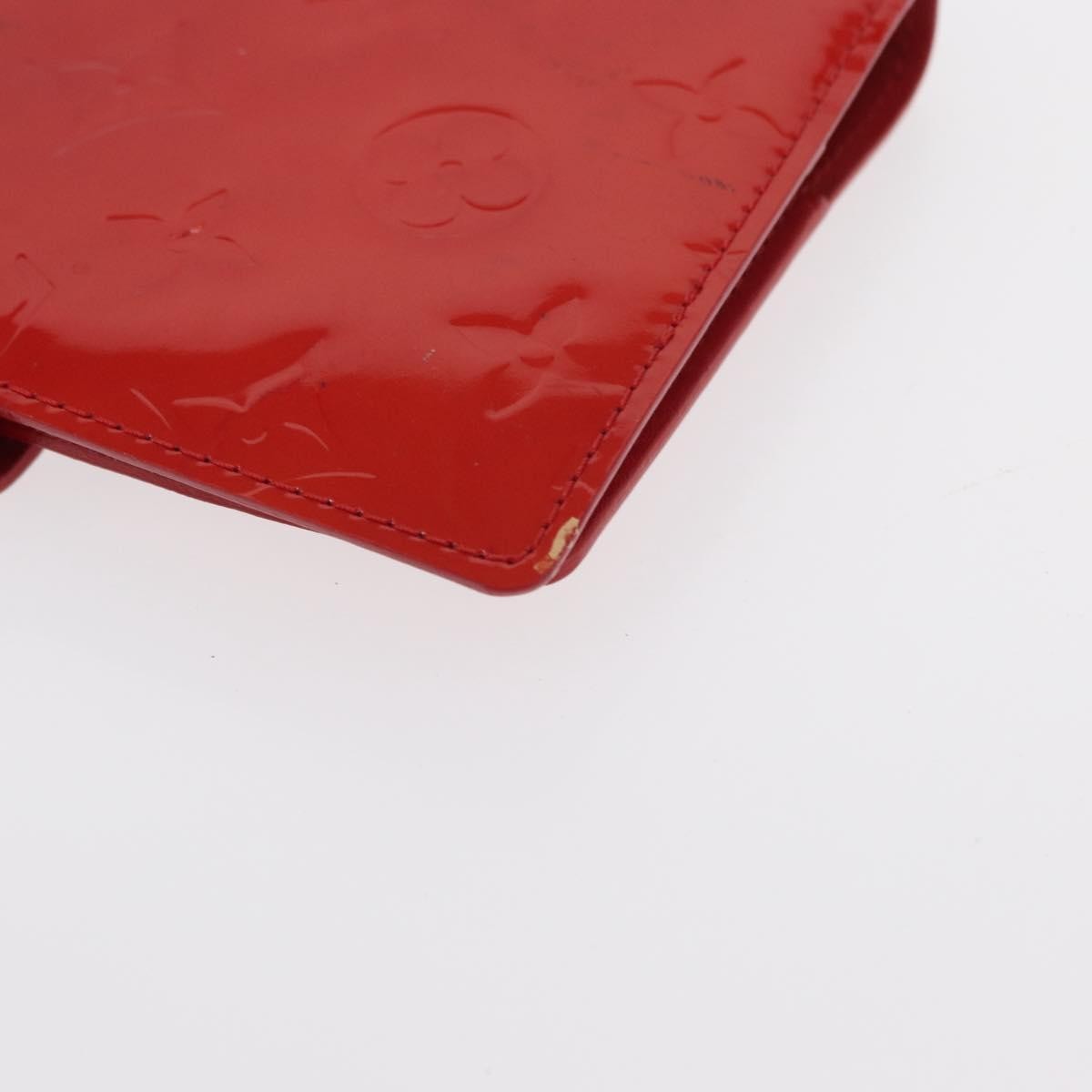 Louis Vuitton Agenda Cover Patent Leather Red Patent_Leather Toiletry Case Accessory (Pre-Owned)