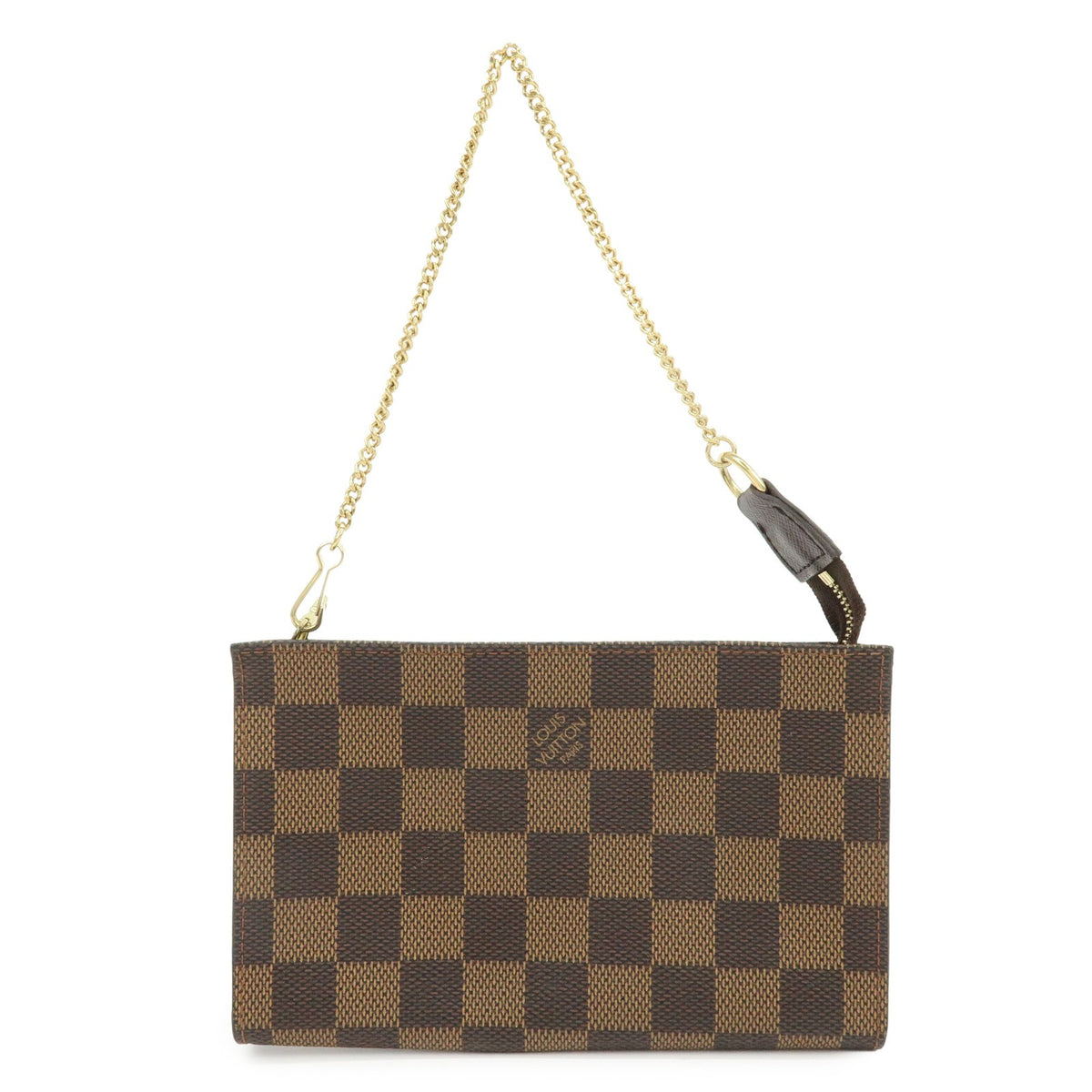 Louis Vuitton Marais Bucket Zip Damier Brown Canvas Clutche & Pouche Bag (Pre-Owned)