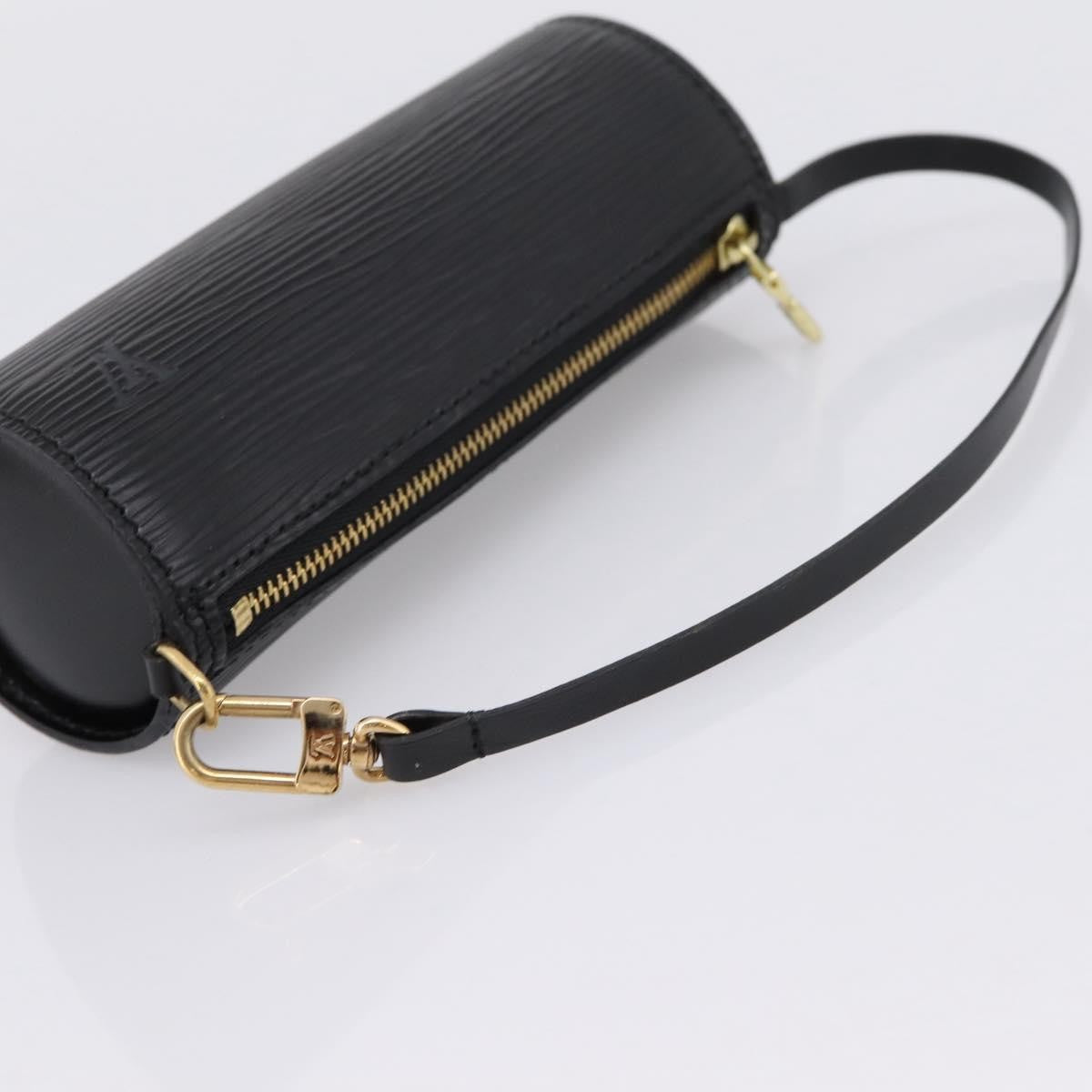 Louis Vuitton Soufflot Pochette Epi Leather Black Leather Clutche & Pouche Bag (Pre-Owned)