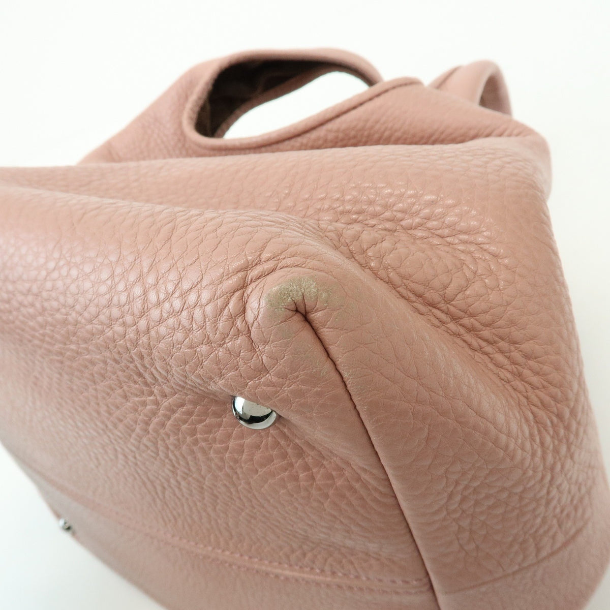 Loewe Calle Hobo Suede Pink Leather Shoulder Bag Bag (Pre-Owned)