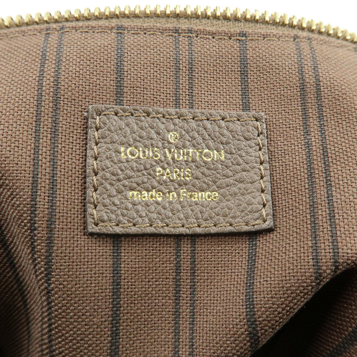 Louis Vuitton Citadine Monogram Empreinte Leather Brown Leather Handbag (Pre-Owned)