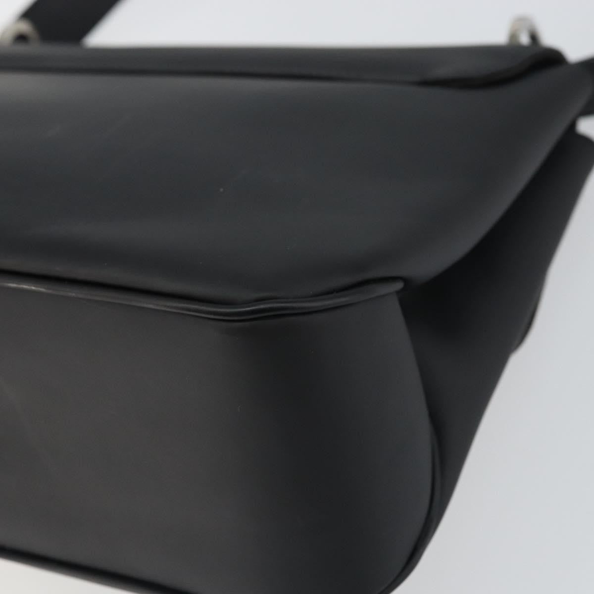 Salvatore Ferragamo Vala Leather Black Patent_Leather Shoulder Bag Bag (Pre-Owned)