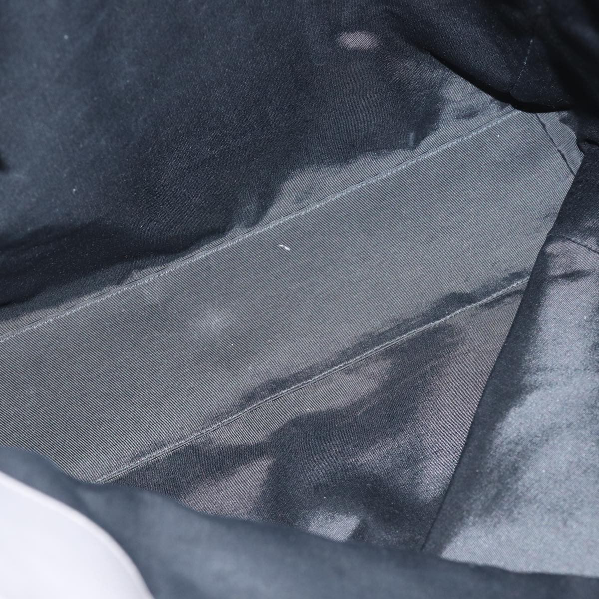 Saint Laurent Reversible North South Shopper Leather Gray Leather Tote Bag Bag (Pre-Owned)