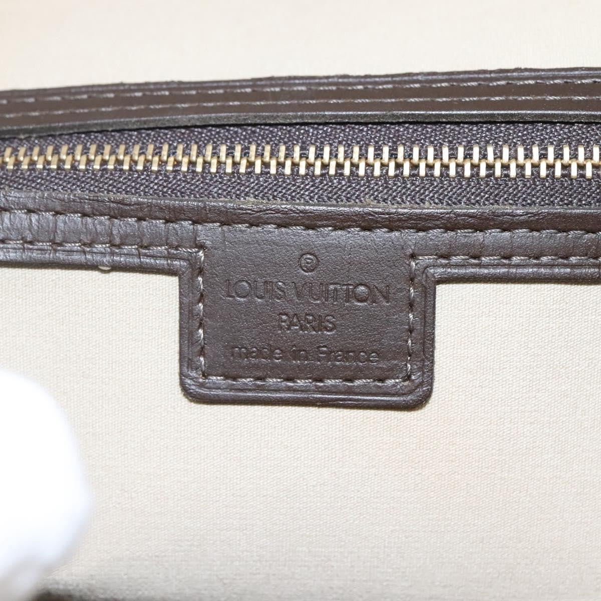 Louis Vuitton Alma Mini Lin Monogram Khaki Canvas Handbag (Pre-Owned)