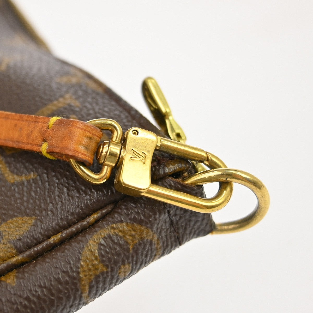 Louis Vuitton Pochette Accessoires Nm Monogram Canvas Brown Canvas Clutche & Pouche Bag (Pre-Owned)