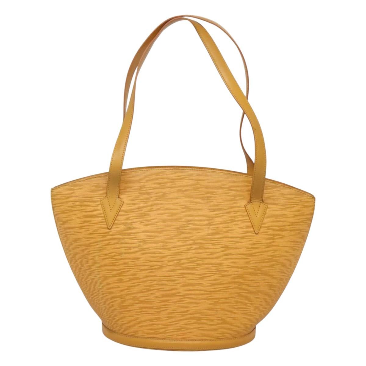 Louis Vuitton Saint Jacques Epi Leather Yellow Leather Shoulder Bag Bag (Pre-Owned)