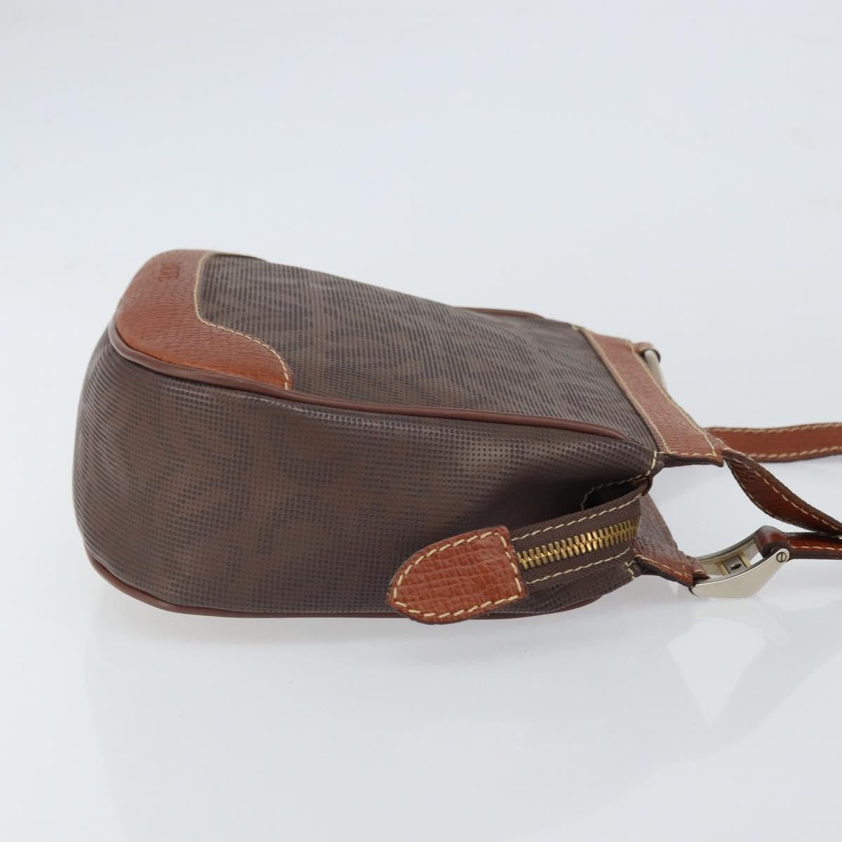 Loewe Anagram Pvc Leather Brown Pvc Shoulder Bag Bag (Pre-Owned)