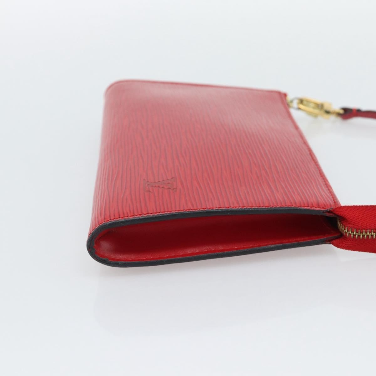 Louis Vuitton Pochette Accessoires Epi Red Leather Clutche & Pouche Bag (Pre-Owned)