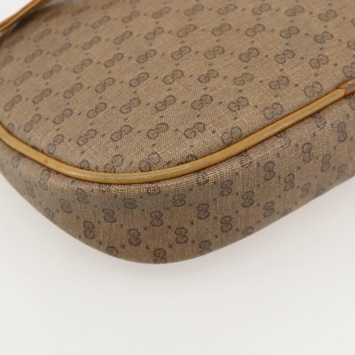 Gucci Micro Gg Supreme Gg Canvas Beige Pvc Shoulder Bag Bag (Pre-Owned)