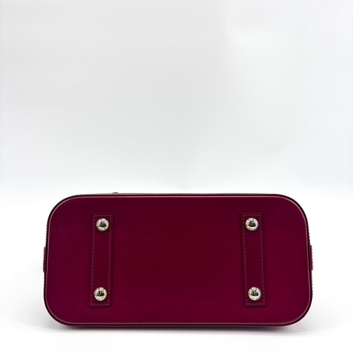 Louis Vuitton Alma Epi Leather Purple Leather Handbag (Pre-Owned)