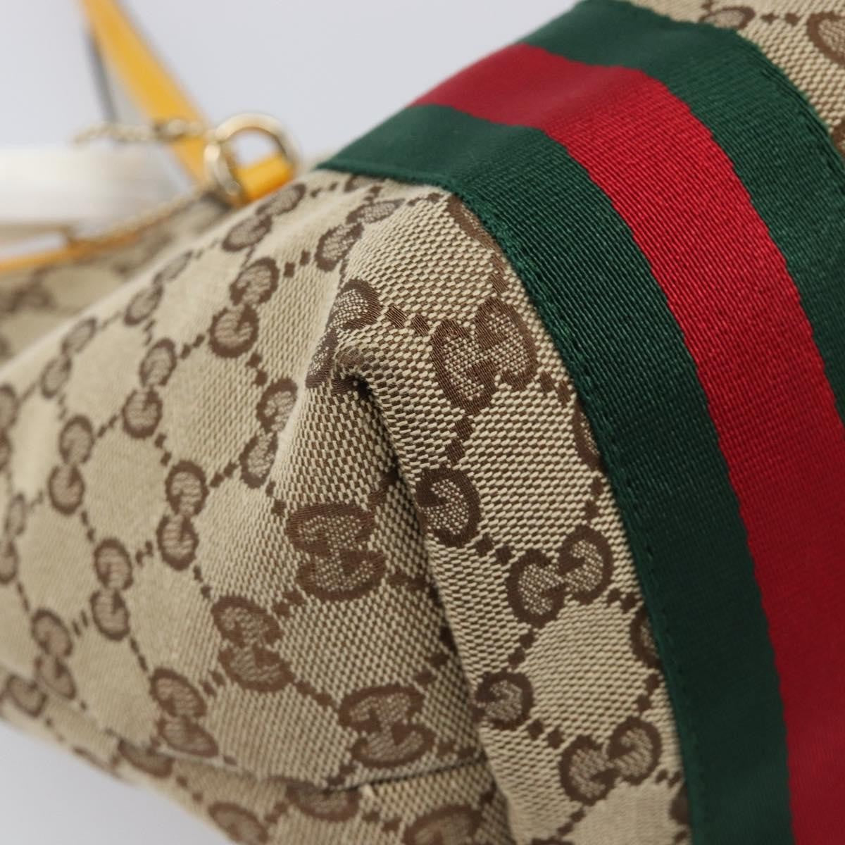 Gucci Jolie Web Gg Canvas Beige Canvas Tote Bag Bag (Pre-Owned)