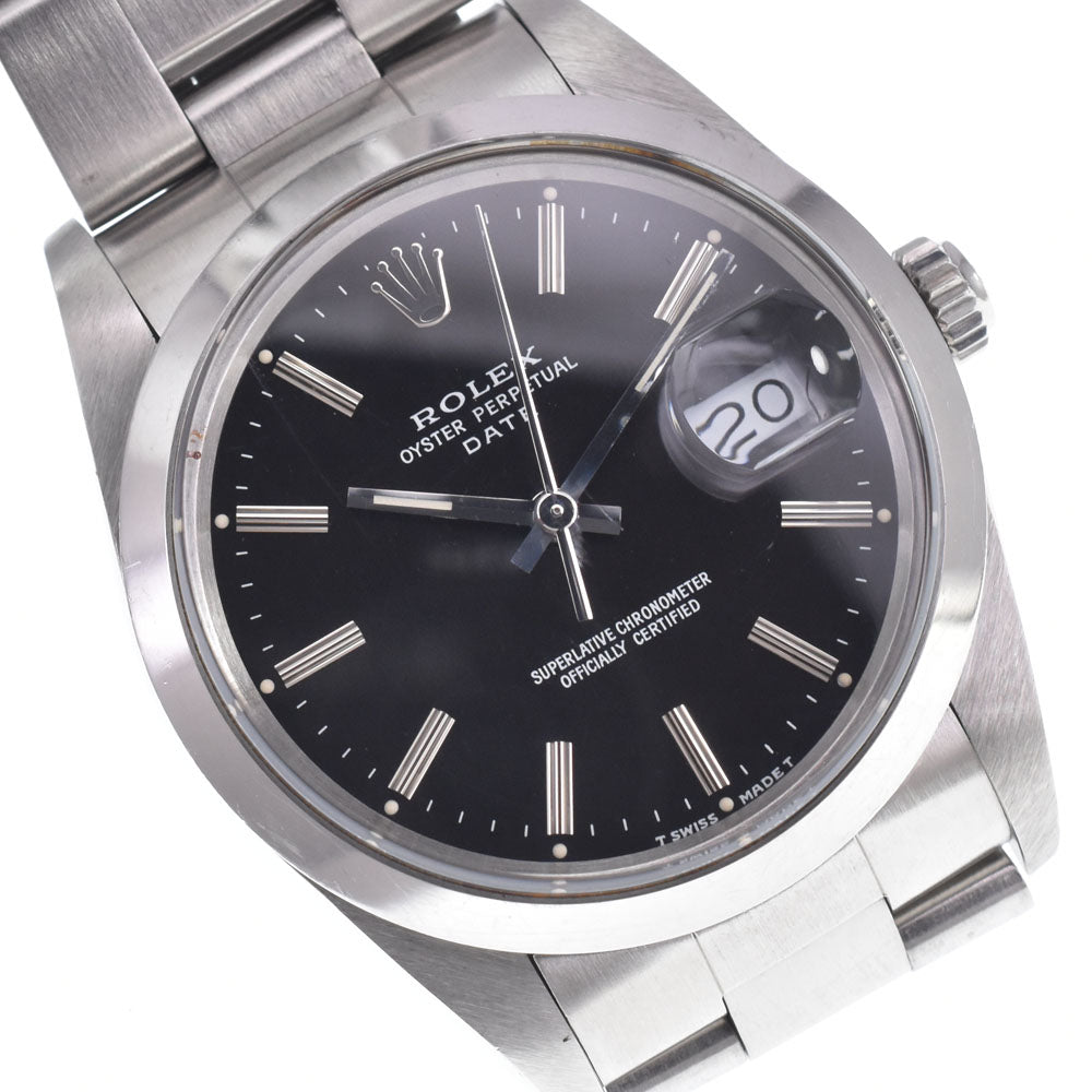 Rolex Oyster Perpetual Date Automatic Stainless Steel And Yellow Gold With Diamond Markers Watch (Pre-Owned)