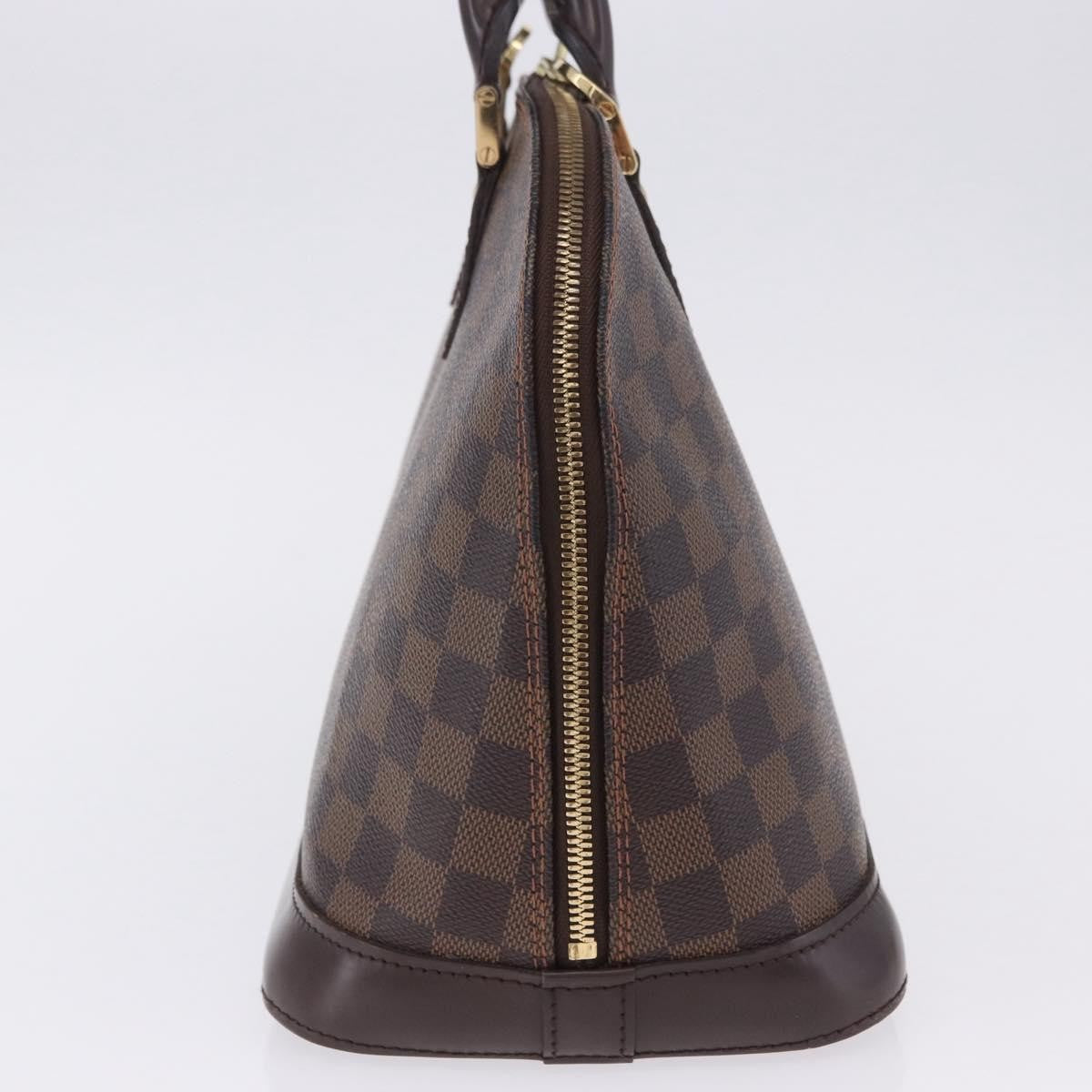 Louis Vuitton Alma Damier Brown Canvas Handbag (Pre-Owned)