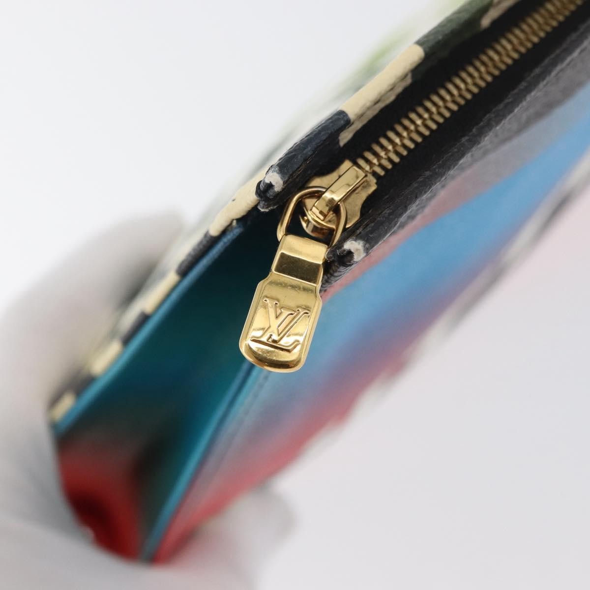 Louis Vuitton Toiletry Limited Edition Race Print Canvas Multicolour Canvas Clutche & Pouche Bag (Pre-Owned)