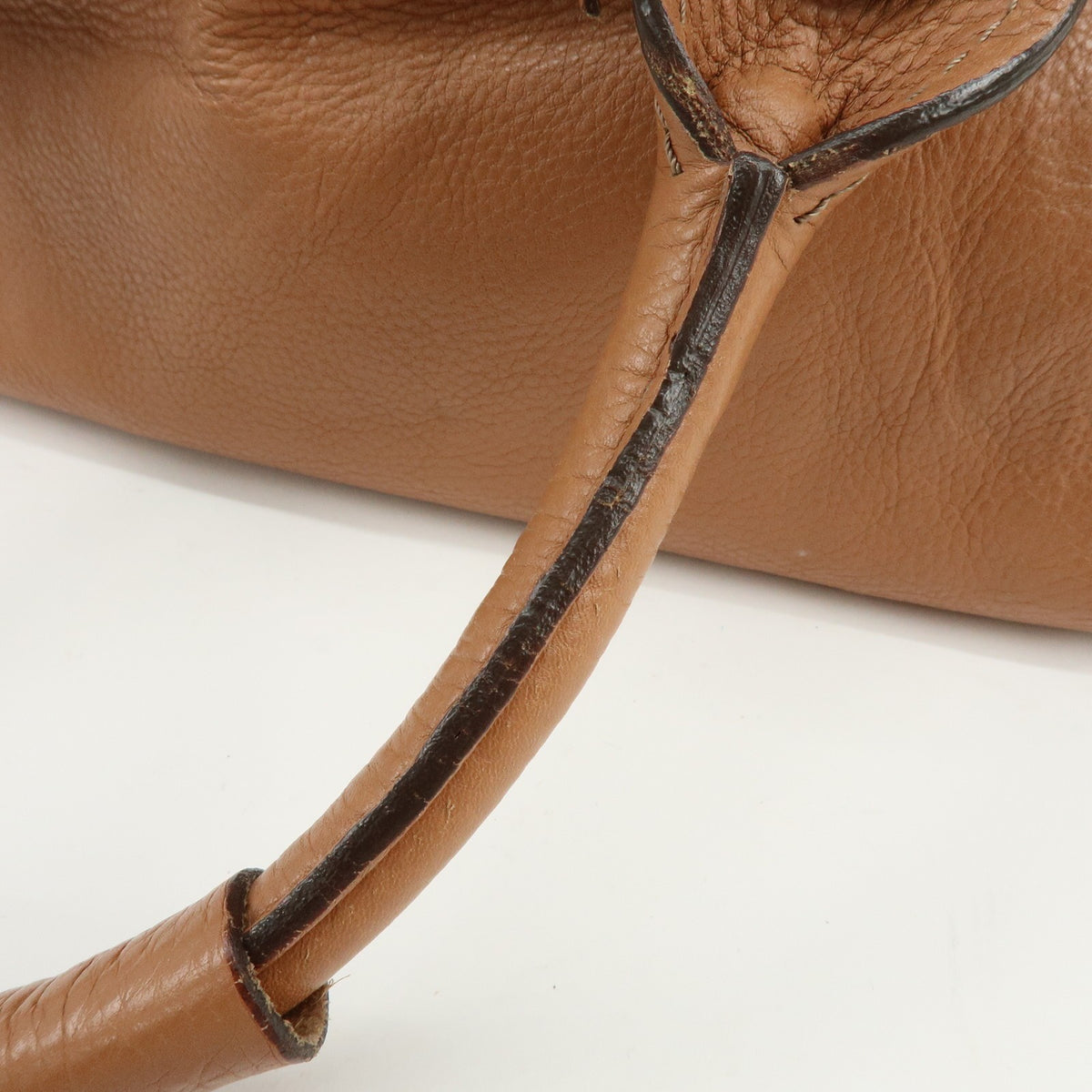 Chloe Paddington Leather Brown Leather Tote Bag Bag (Pre-Owned)