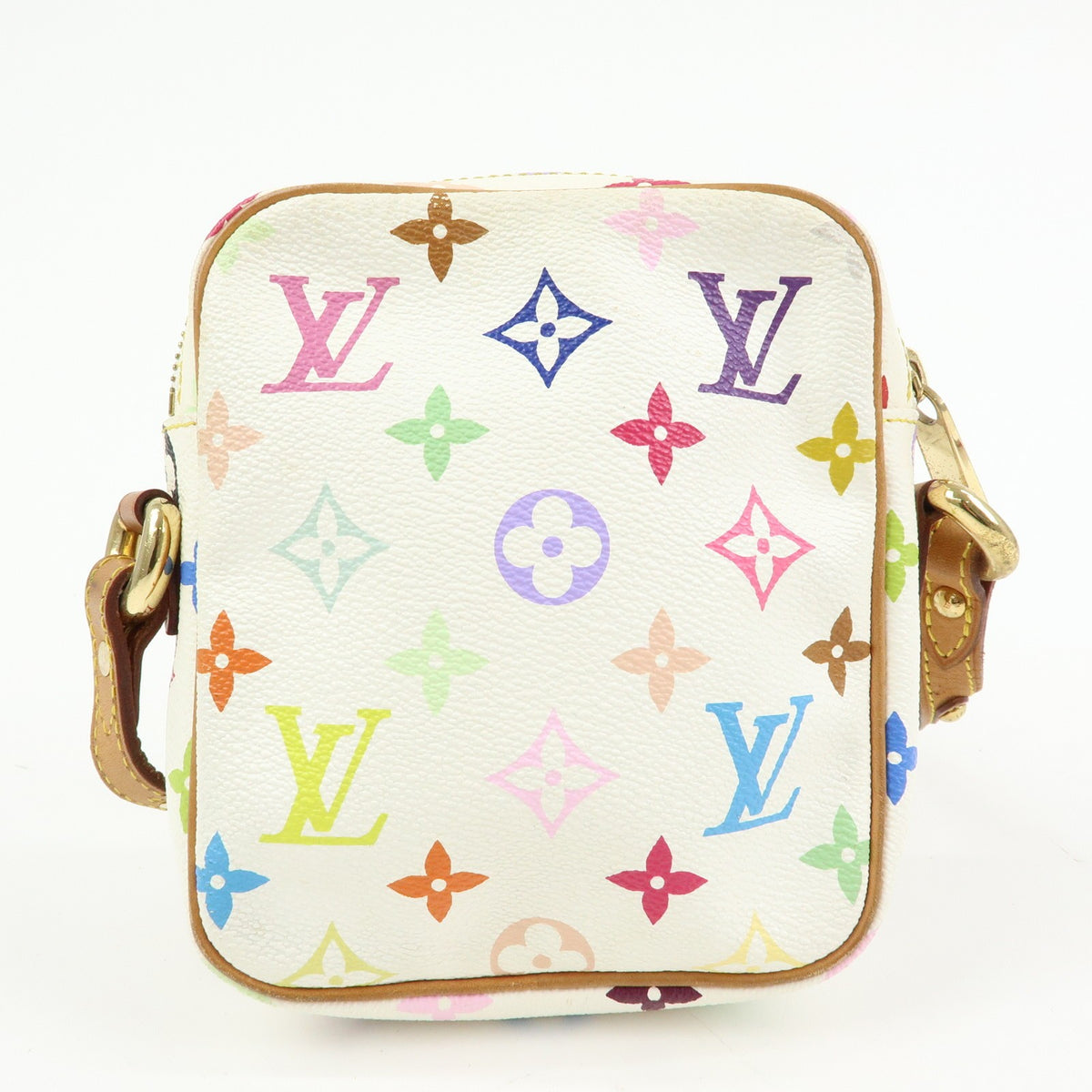 Louis Vuitton Rift Monogram Multicolor White Canvas Handbag (Pre-Owned)