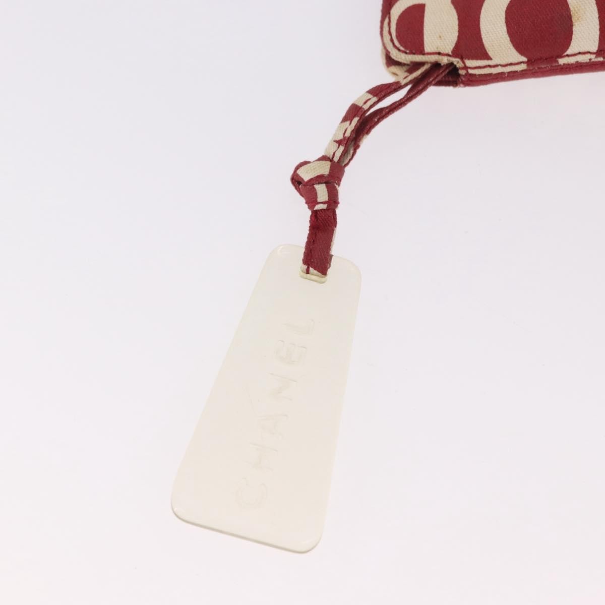 Chanel Vintage Clutch Canvas Red Canvas Clutche & Pouche Bag (Pre-Owned)