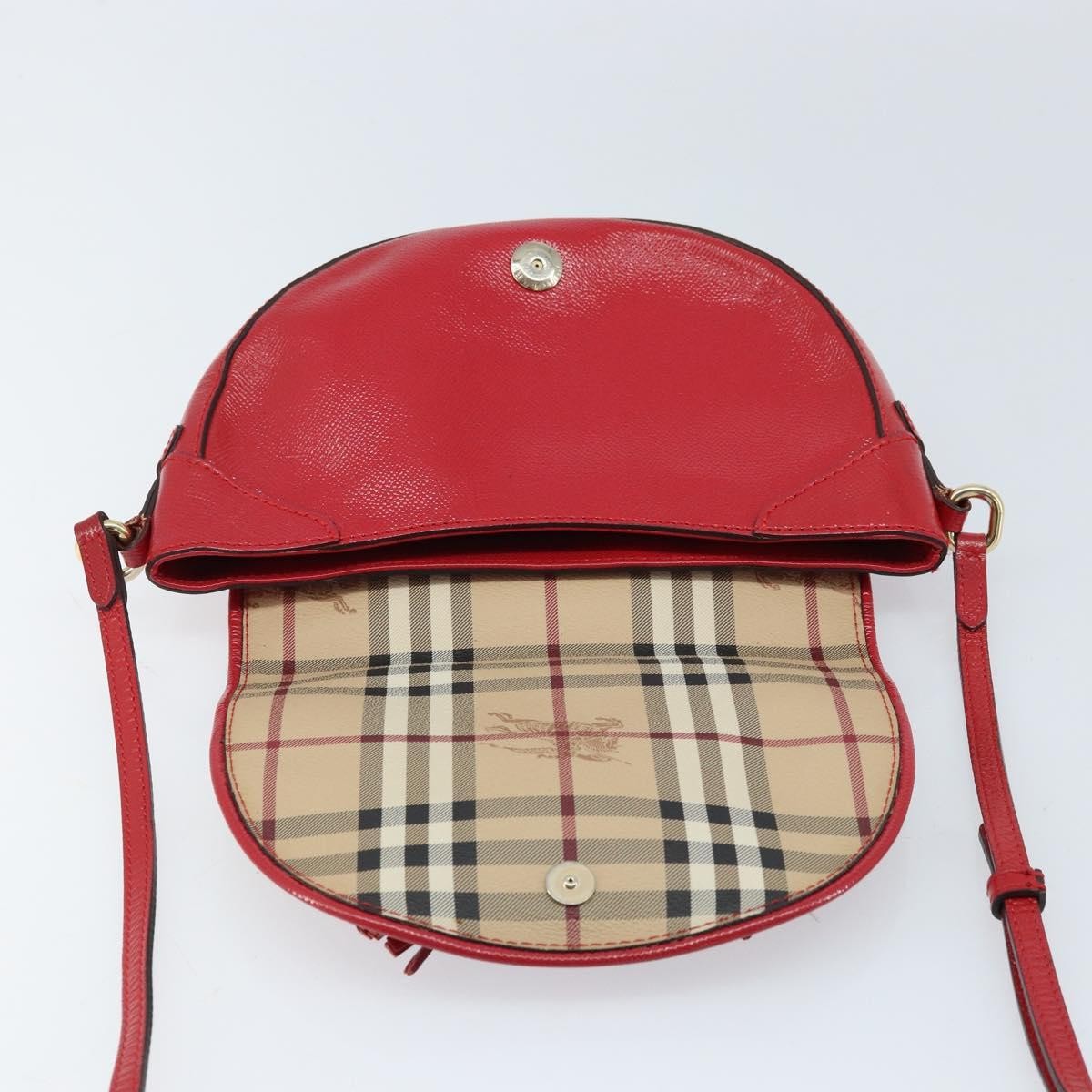Burberry Maydown Haymarket Coated Canvas And Leather Beige Canvas Shoulder Bag Bag (Pre-Owned)