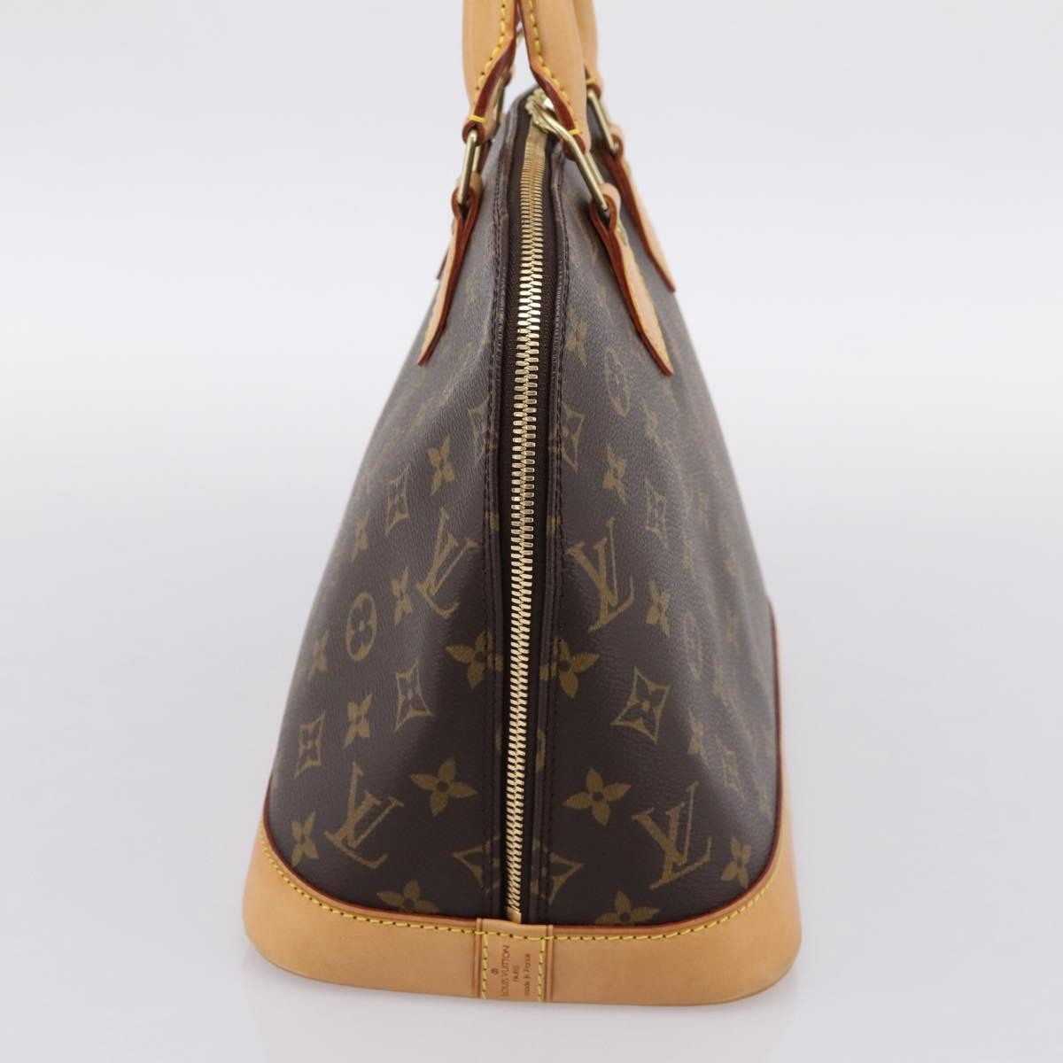 Louis Vuitton Alma Monogram Canvas Brown Canvas Handbag (Pre-Owned)