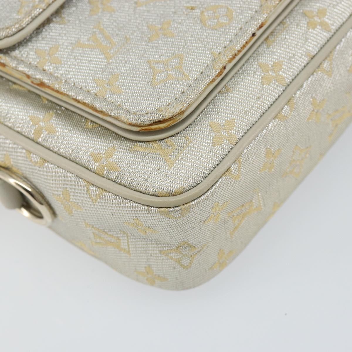 Louis Vuitton Mckenna Mini Lin Gold Canvas Bag (Pre-Owned)