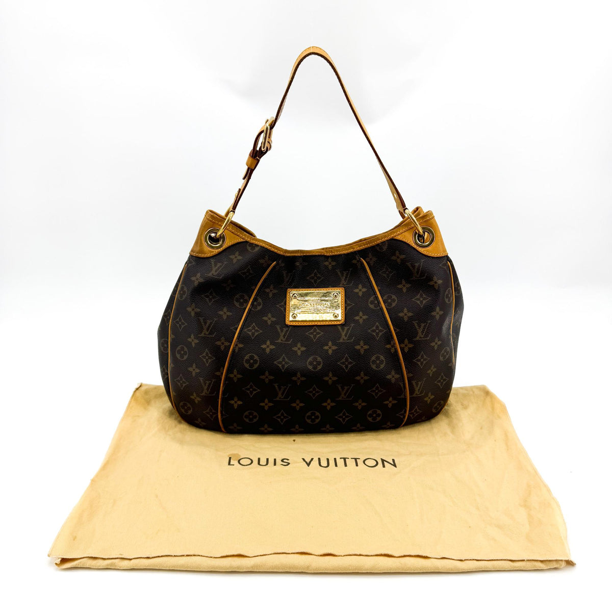 Louis Vuitton Galliera Monogram Canvas Brown Canvas Handbag (Pre-Owned)