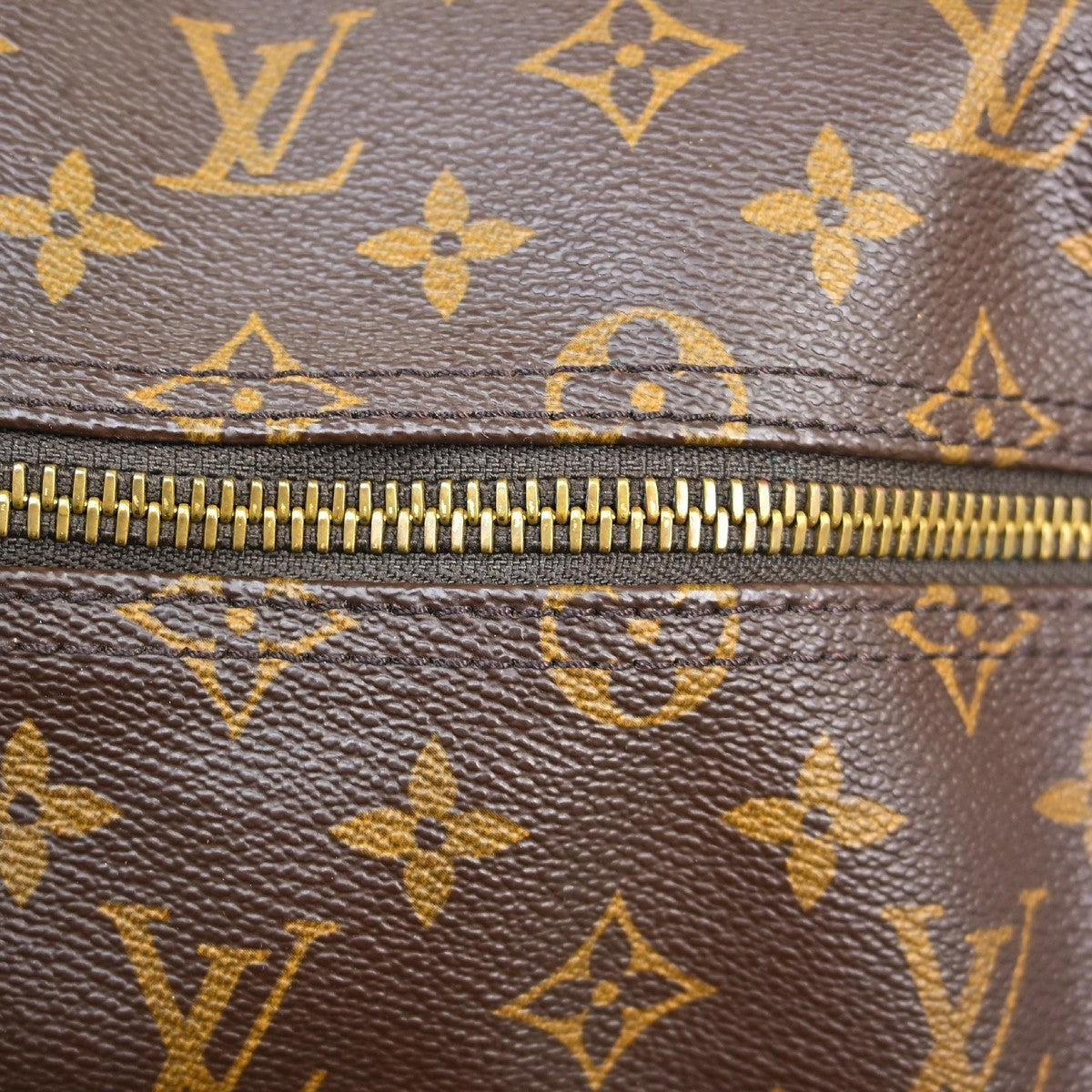 Louis Vuitton Keepall Monogram Brown Canvas Travel Bag Bag (Pre-Owned)