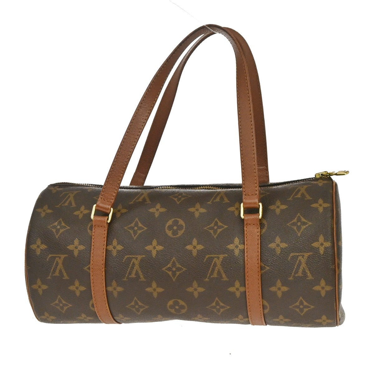 Louis Vuitton Papillon Monogram Canvas Brown Canvas Handbag (Pre-Owned)