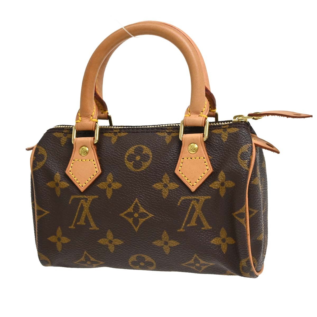 Louis Vuitton Speedy Mini Hl Monogram Canvas Brown Canvas Handbag (Pre-Owned)