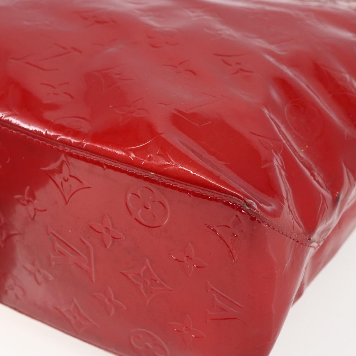 Louis Vuitton Reade Monogram Vernis Red Patent_Leather Handbag (Pre-Owned)