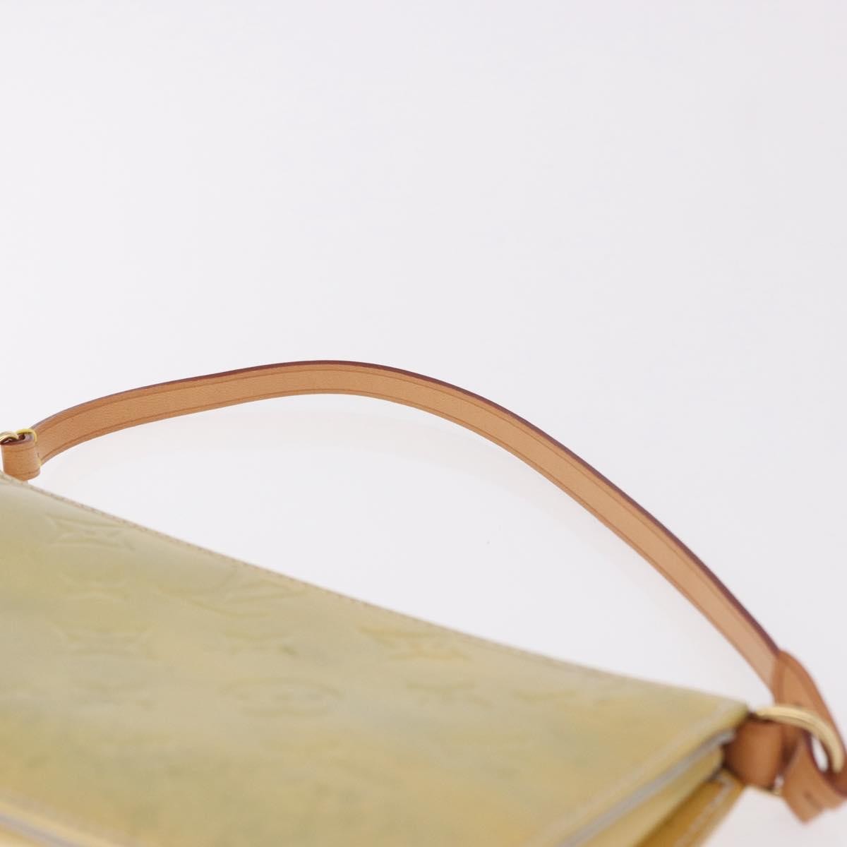 Louis Vuitton Lexington Pochette Patent Leather Gray Patent_Leather Clutche & Pouche Bag (Pre-Owned)