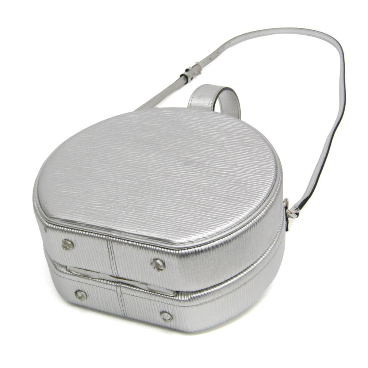 Louis Vuitton Petite Boite Chapeau Epi Leather Silver Leather Handbag (Pre-Owned)