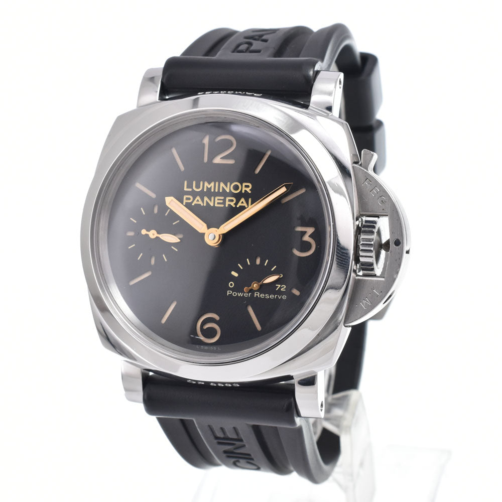 Panerai Luminor 1950 3 Days Manual Stainless Steel And Leather Watch (Pre-Owned)