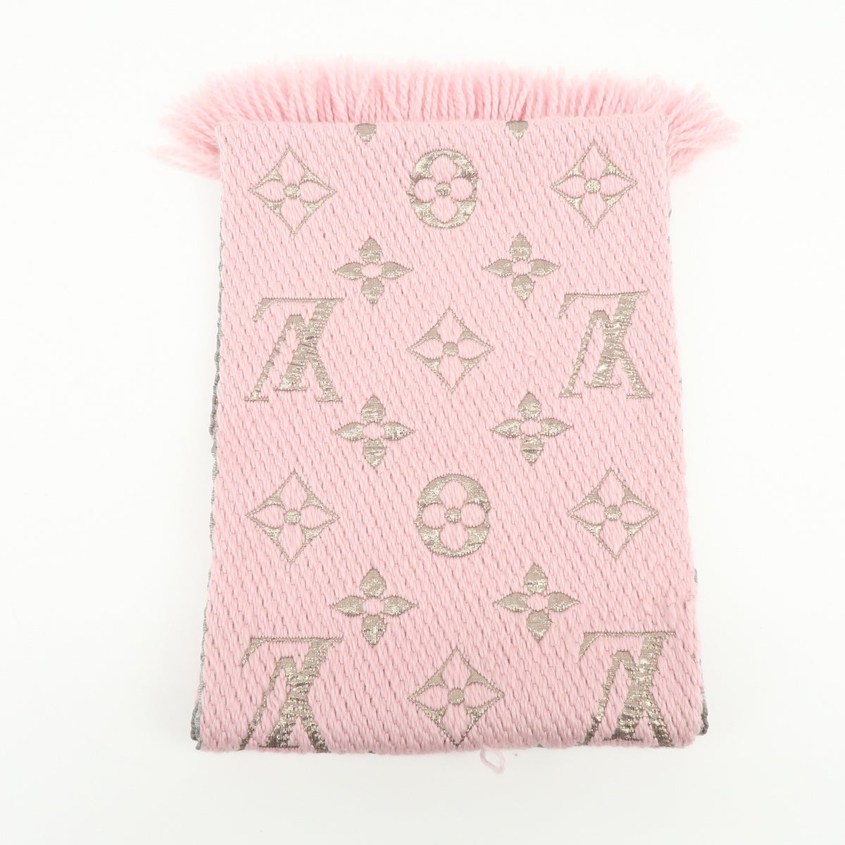 Louis Vuitton Etoile Scarf Monogram Pink Wool Scarve & Shawl Accessory (Pre-Owned)