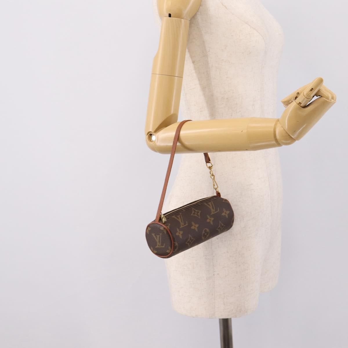 Louis Vuitton Papillon Pochette Monogram Canvas Brown Canvas Clutche & Pouche Bag (Pre-Owned)