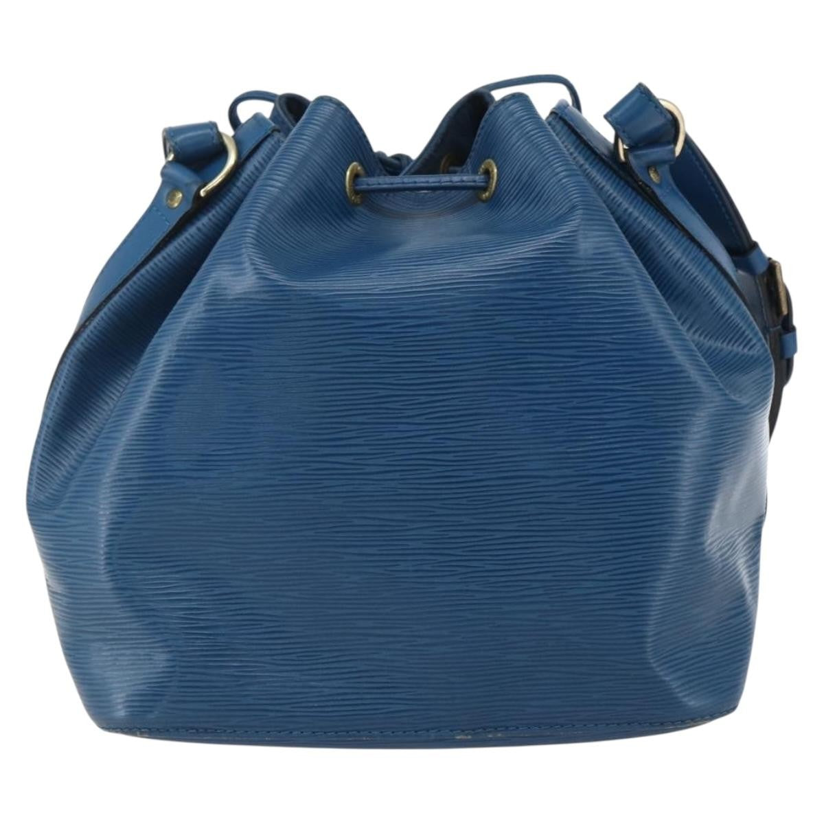 Louis Vuitton Noe Epi Leather Blue Leather Shoulder Bag Bag (Pre-Owned)