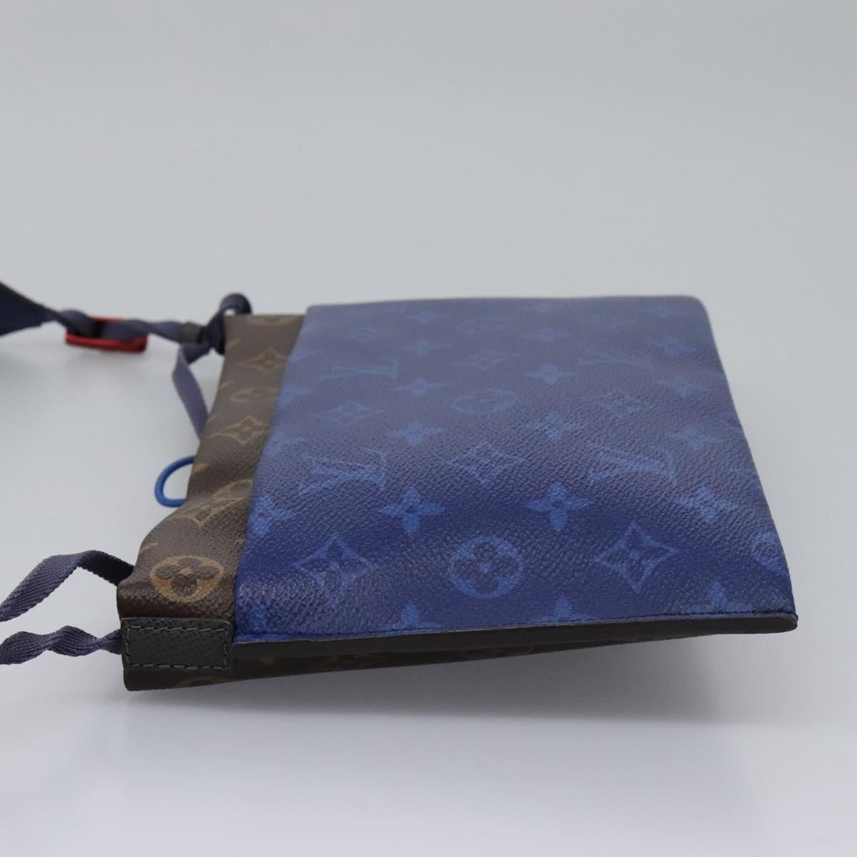 Louis Vuitton Outdoor Limited Edition Monogram Pacific Canvas Blue Canvas Shoulder Bag Bag (Pre-Owned)