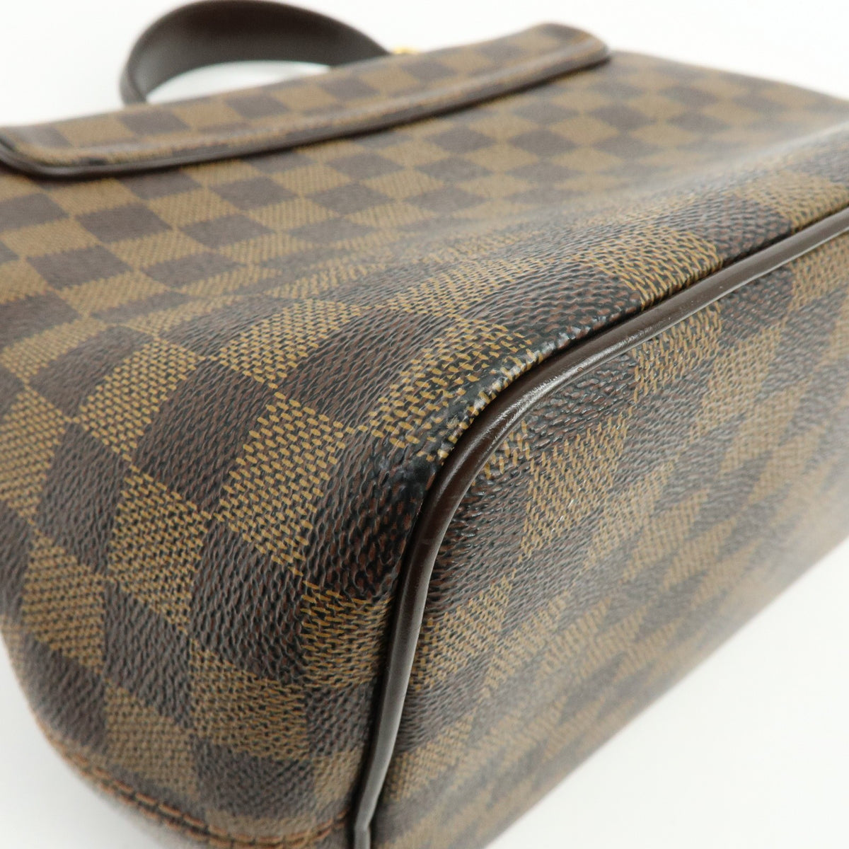 Louis Vuitton Bergamo Damier Brown Canvas Handbag (Pre-Owned)