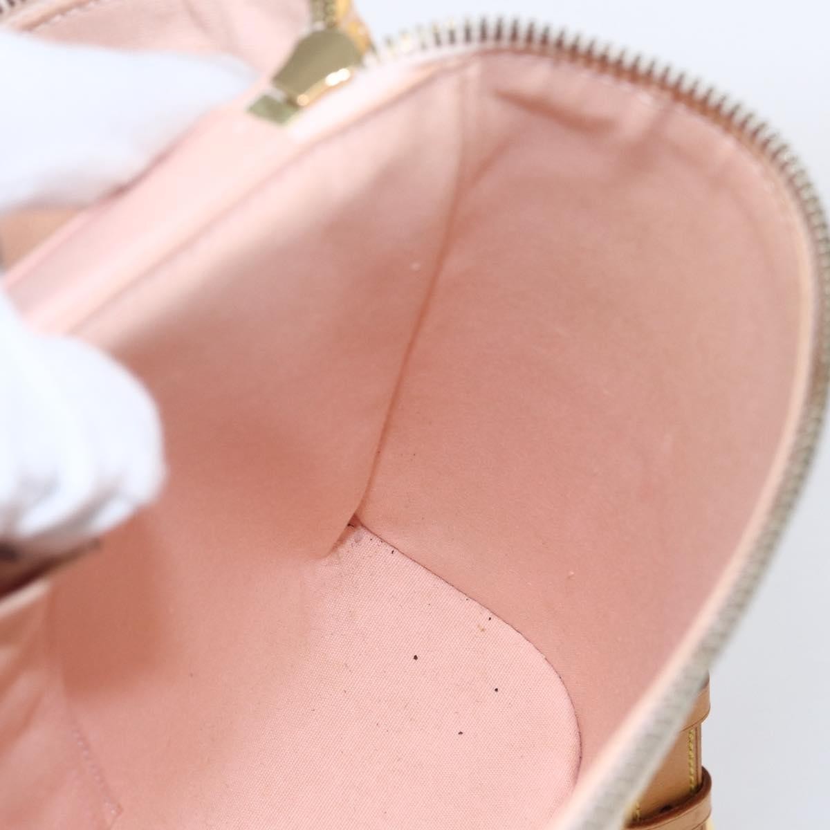 Louis Vuitton Vertical Taiga Leather Pink Patent_Leather Tote Bag Bag (Pre-Owned)