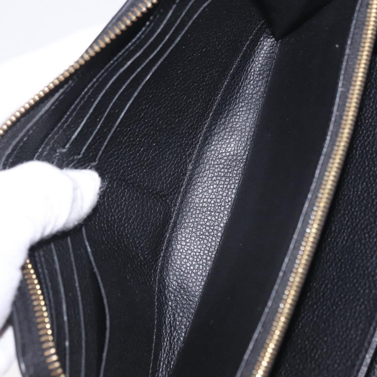 Louis Vuitton Portefeuille Zippy Monogramme Empreinte Monogramme Empreinte Black Leather Wallets Accessory (Pre-Owned)