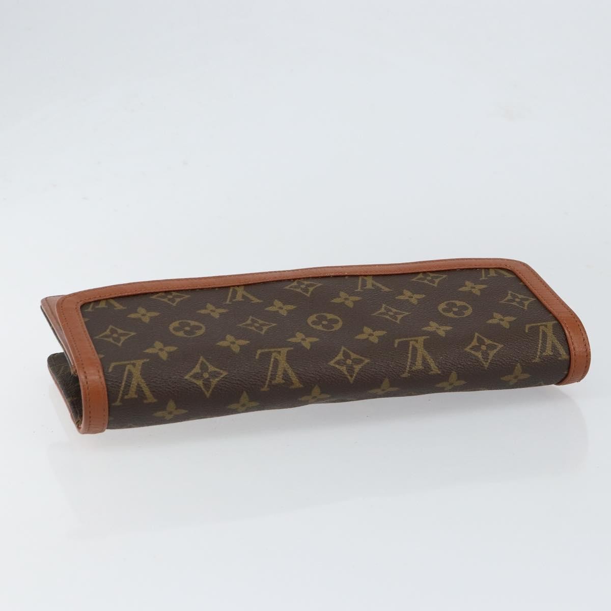 Louis Vuitton Dame Pochette Monogram Canvas Brown Canvas Clutche & Pouche Bag (Pre-Owned)