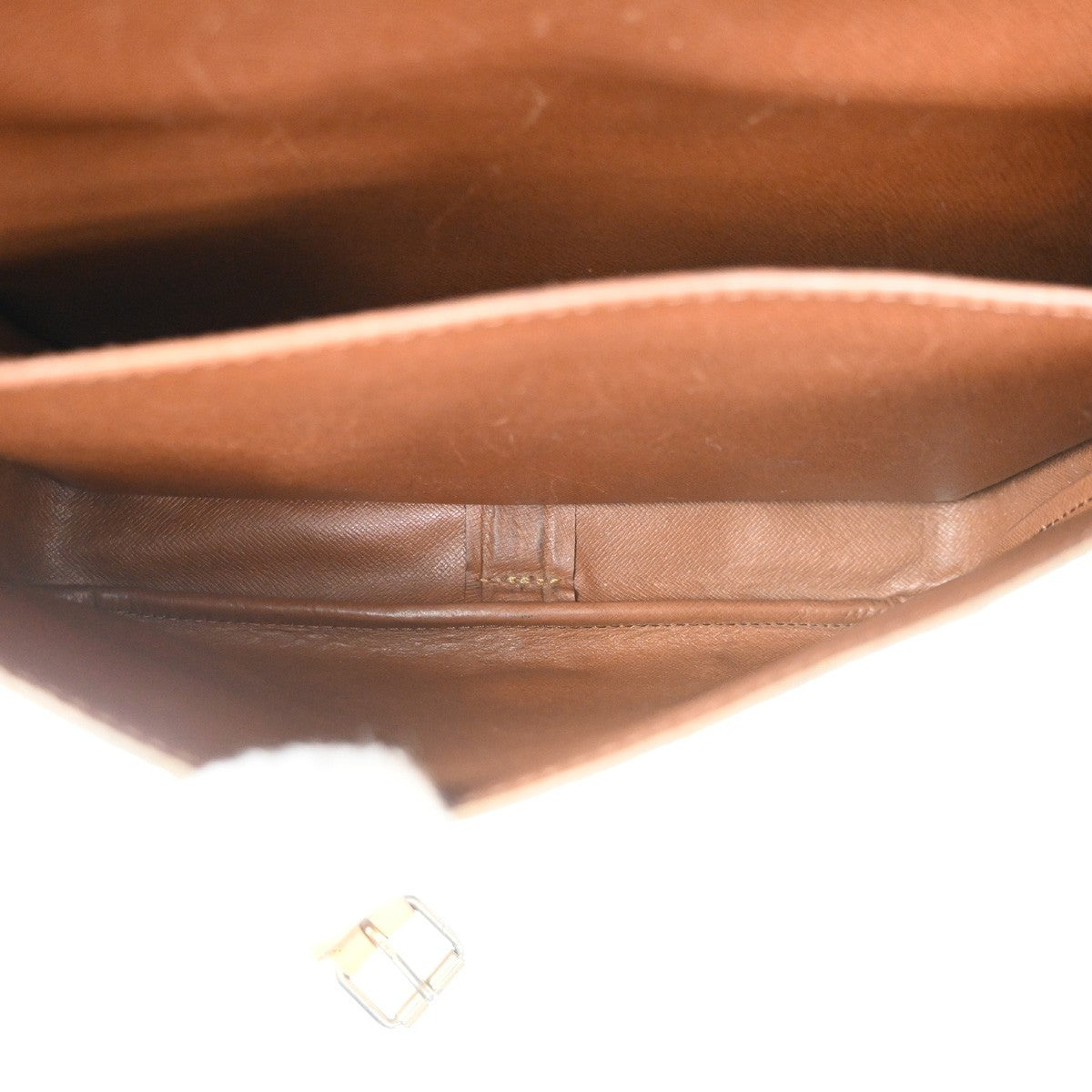Louis Vuitton Cartouchiere Monogram Canvas Brown Canvas Shoulder Bag Bag (Pre-Owned)