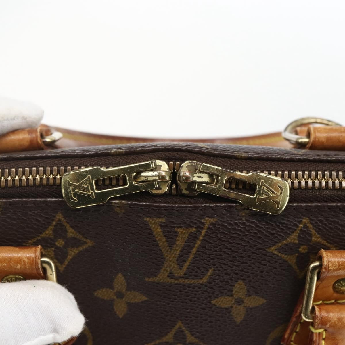 Louis Vuitton Alma Monogram Canvas Brown Canvas Handbag (Pre-Owned)