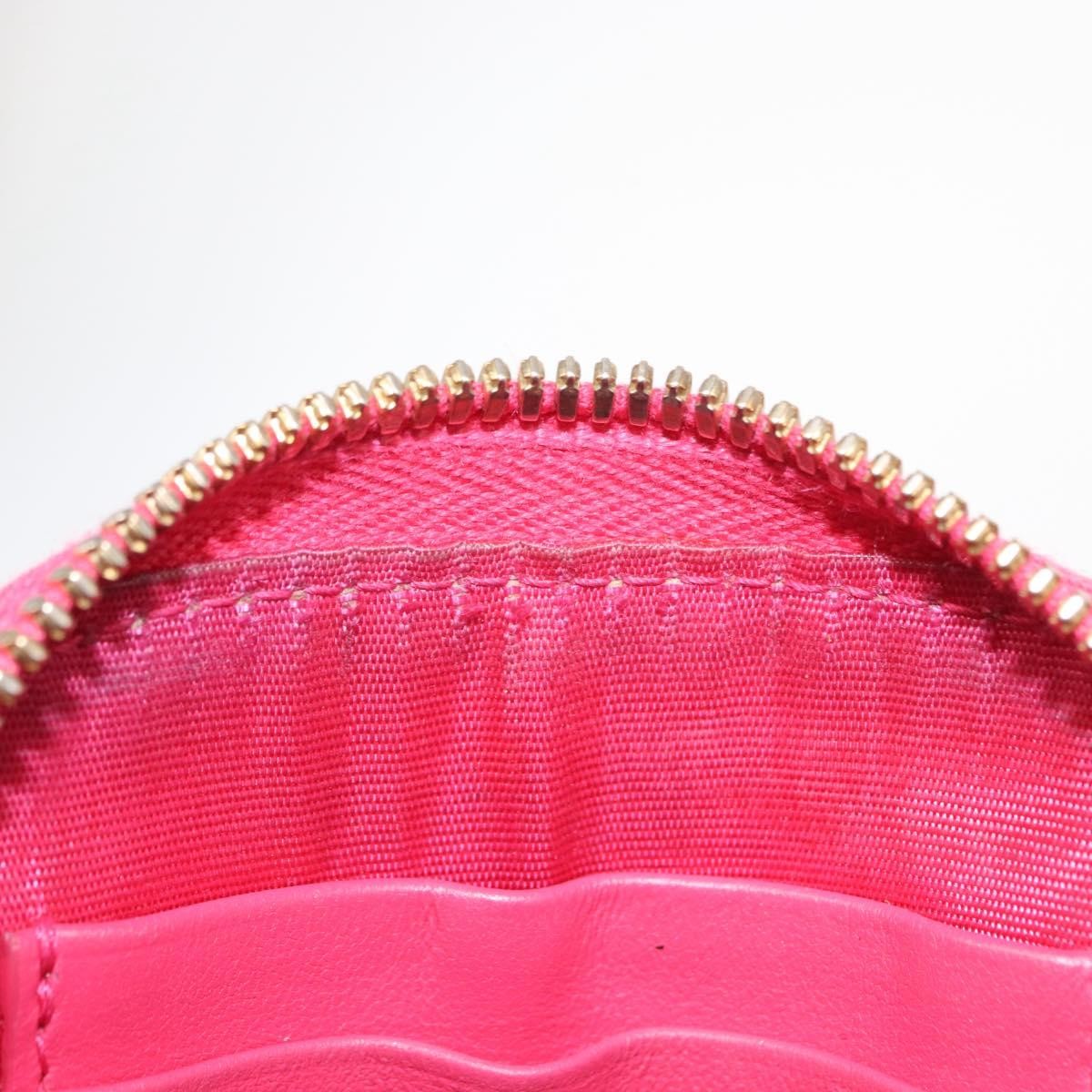 Christian Dior Lady Dior Phone Holder On Chain Cannage Quilt Lambskin Pink Leather Clutche & Pouche Bag (Pre-Owned)
