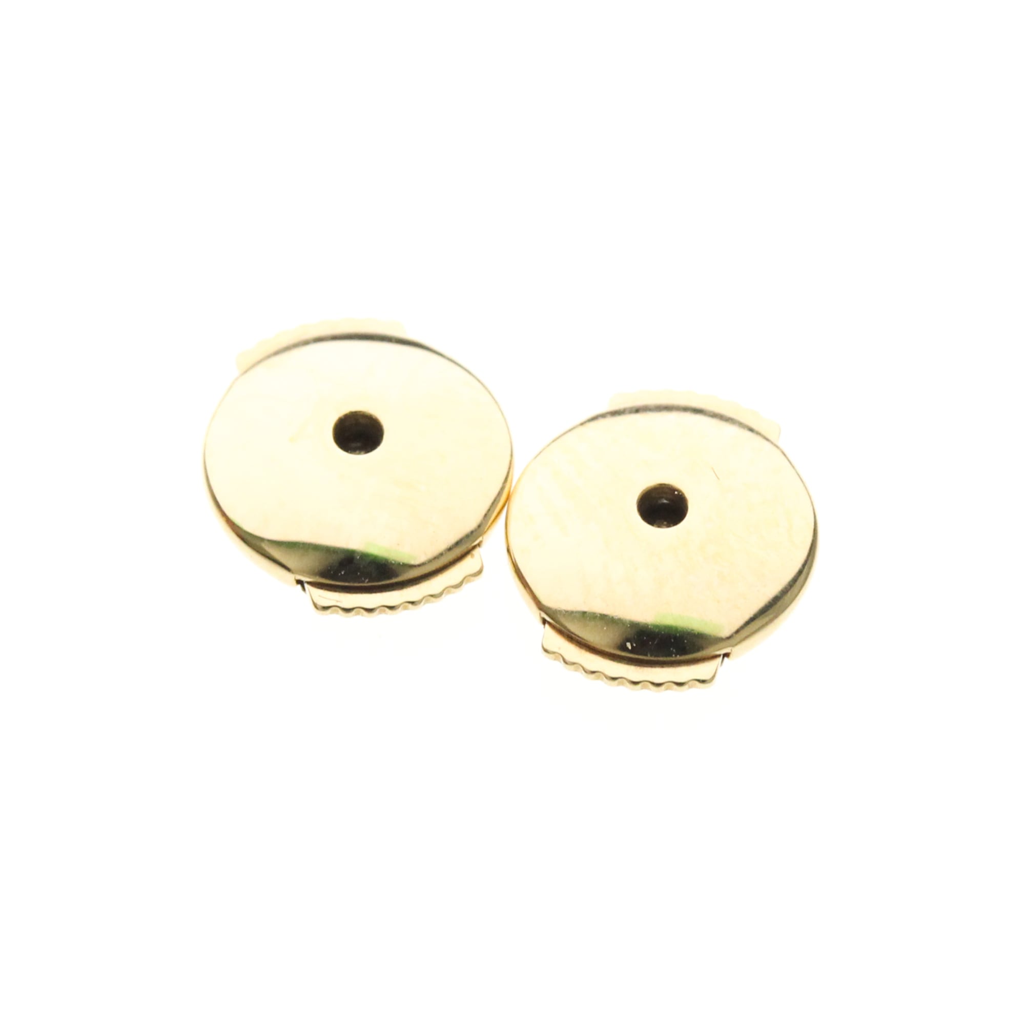 Van Cleef & Arpels Sweet Alhambra Stud 18K Yellow Gold And Onyx Gold Yellow_Gold Earrings Jewelry (Pre-Owned)