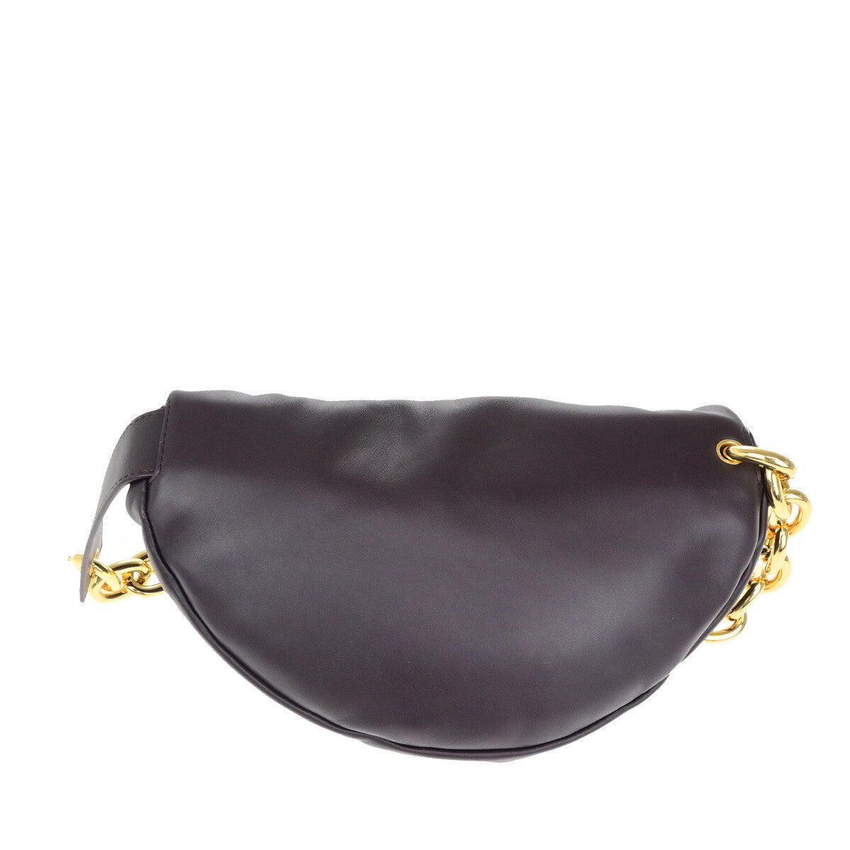 Bottega Veneta The Chain Pouch Leather Burgundy Leather Clutche & Pouche Bag (Pre-Owned)